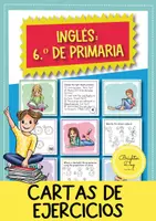 Vista previa - Refuerzo / NEE / Materiales de apoyo - Inglés: 6.º de primaria (11-12 años) - 54 cartas de ejercicios - Portada