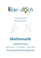 Vorschau - Präsentationen/Tafelbilder - Mathematik - Lagebeziehungen von Geraden und Ebenen - Seite 1