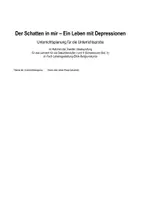 Vorschau - Stundenentwürfe - Prüfungsentwurf LER/Ethik: Der Schatten in mir - Ein Leben mit Depressionen (Ausstellung) - Deckblatt