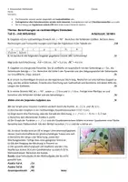 Vorschau - Klassenarbeiten - Klassenarbeit Berechnungen am rechtwinkligen Dreieck JGST 9 - Seite 1