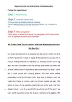 Vorschau - Arbeitsblätter - Troubleshooting - structuring texts - year 7-10 - Deckblatt