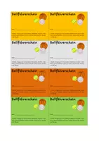 Vorschau - Mal- und Bastelvorlagen - Materialpaket Ballführerschein – Komplettes Übungsmaterial mit Führerscheinen & Stationskarten für den Sportunterricht in der Grundschule - Seite 1