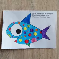 Vorschau - Mal- und Bastelvorlagen - Fensterbilder Unterwasserwelt Aquarium Fische - Seite 3