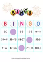 Vista previa - Juegos / Gamificación - Bingo númerico de operaciones basicas - página 3