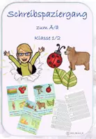 Vorschau - Arbeitsblätter - Schreibspaziergang zum Ä/ä in Druckschrift/Silbenschrift - Deckblatt