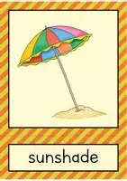 Vista previa - Tarjetas / Manipulativos - Summer flash cards / tarjetas con imágenes (inglés) - página 2