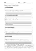 Vorschau - Arbeitsblätter - Lernposter + AB mit Fragen zum Thema "Jäger" + Lösungsblatt + Infografik - Seite 1