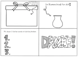 Vorschau - Mal- und Bastelvorlagen - Muttertagsgeschenk, Büchlein zum Muttertag, Muttertag - Seite 2