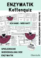 Vorschau - Spiele - Kettenquiz Enzyme Enzymatik - Ich habe, Wer hat? - Deckblatt