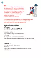 Vorschau - Unterrichtsreihen - Vincent van Gogh - 5 Fragen & Antworten (schneiden,kleben, schreiben) - Seite 2