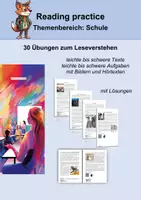 Vorschau - Unterrichtsreihen - Reading practice - 30 Texte und Aufgaben über Schule - Mit Hörmaterial! - Deckblatt