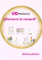 Vista previa - Unidades / Secuencias / Situaciones de Aprendizaje - UNIDAD DIDÁCTICA MULTINIVEL: ¿Hacemos la compra? - Portada