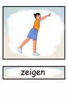 Aperçu - Présentation / Support pour le tableau - Cartes illustrées 32 verbes réguliers - allemand - Page 3