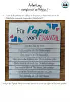 Vorschau - Mal- und Bastelvorlagen - Vatertag - Flipbook | Bastelvorlage | Geschenkidee - Seite 2