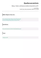 Vorschau - Arbeitsblätter - Übung - Ordner und Dateien erstellen & bearbeiten am PC - Seite 1