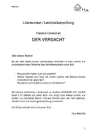Vorschau - Test - Literaturtest - Friedrich Dürrenmatt: DER VERDACHT - Seite 2