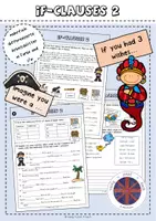 Vorschau - Arbeitsblätter - If-Clauses Type 2 Worksheets - Deckblatt