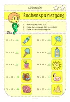 Vorschau - Arbeitsblätter - Rechenspaziergang Sommer ZR100 Addition und Subtraktion - Seite 2
