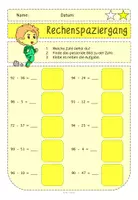 Vorschau - Arbeitsblätter - Rechenspaziergang Sommer ZR100 Addition und Subtraktion - Seite 3