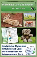 Vorschau - Stundenentwürfe - Merkmale / Kennzeichen von Lebewesen einführen und üben - Deckblatt