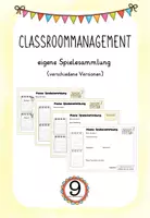 Vorschau - Arbeitsblätter - Erstellung Spielesammlung verschiedene Versionen - Deckblatt