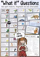 Vorschau - Spiele - 30 "What If" Questions für den Englischunterricht / Conditional II - If clauses - Deckblatt