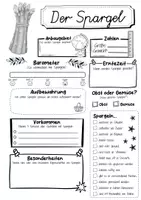 Vorschau - Arbeitsblätter - Steckbrief Spargel - Seite 2