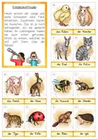 Vorschau - Arbeitsblätter - Schreibspaziergang Schwa-Laut (Endung -e, -er, -el, -en) - Seite 1