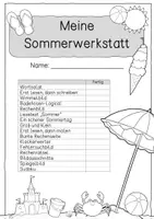 Vorschau - Stationenlernen - Sommer - Werkstatt für die Klasse 3 (Sommerwerkstatt) - Seite 1