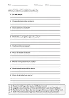 Vorschau - Arbeitsblätter - AB mit Fragen zum Thema "Jakarta" + Lösungsblatt - Deckblatt