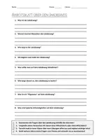 Vorschau - Arbeitsblätter - AB mit Fragen zum Thema "Jakobsweg" + Lösungsblatt + Mindmap + Infografik - Deckblatt