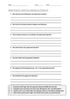 Vorschau - Arbeitsblätter - AB mit Fragen zum Thema "Japanische Sprache" + Lösungsblatt + Infografik - Deckblatt