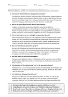 Vorschau - Arbeitsblätter - AB mit Fragen zum Thema "Japanische Sprache" + Lösungsblatt + Infografik - Seite 2