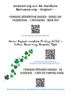 Vorschau - Arbeitsblätter - Vorbereitung auf die mündliche Prüfung Englisch Abitur, exam preparation, videos - Seite 1