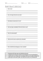 Vorschau - Arbeitsblätter - AB mit Fragen zum Thema "Jazz" + Lösungsblatt + Mindmap + Infografiken - Deckblatt