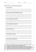 Vorschau - Arbeitsblätter - AB mit Fragen zum Thema "Jerusalem" + Lösungsblatt + Infografik - Deckblatt