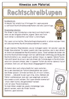 Vorschau - Arbeitsblätter - Rechtschreibdetektive (Rechtschreiblupen) - Seite 1