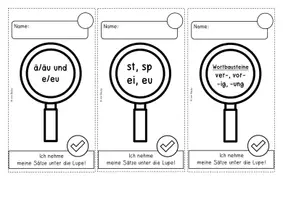 Vorschau - Arbeitsblätter - Rechtschreibdetektive (Rechtschreiblupen) - Seite 2