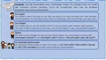 Vorschau - Arbeitsblätter - Die Satzglieder bestimmen mit "Harry Potter" - Seite 1
