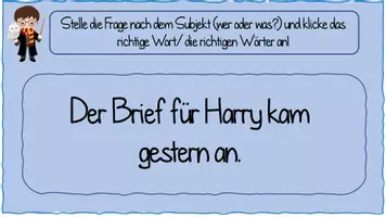 Vorschau - Arbeitsblätter - Die Satzglieder bestimmen mit "Harry Potter" - Seite 2