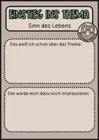Vorschau - Arbeitsblätter - Was ist der Sinn des Lebens: fertige Doppelstunde mit Terra X - Seite 2