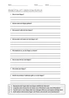 Vorschau - Arbeitsblätter - AB mit Fragen zum Thema "Jom Kippur" + Lösungsblatt + Mindmap + Infografik - Deckblatt