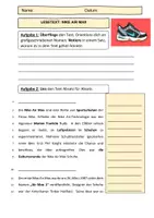 Vorschau - Arbeitsblätter - LESETEXT zum Einüben der 6-Schritt Lesemethode - Nike Air Max - Seite 1