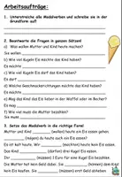Vorschau - Arbeitsblätter - Dialog "in der Eisdiele" (Eis essen) Grammatik Modalverben DaZ - Seite 2