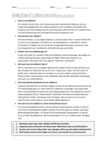Vorschau - Arbeitsblätter - AB mit Fragen zum Thema "Jubiläum" + Lösungsblatt - Seite 1