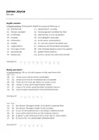 Vorschau - Arbeitsblätter - James Joyce (Infotext und Übungen) - Seite 1