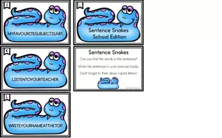 Vorschau - Arbeitsblätter - Sentence Snakes - Materialpaket - Seite 3