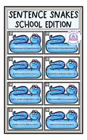 Vorschau - Arbeitsblätter - Sentence Snakes - Materialpaket - Seite 1