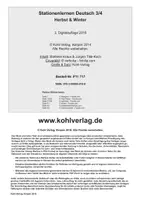 Vorschau - Arbeitsblätter - Stationenlernen Deutsch Herbst und Winter Klasse 3–4 | Deutsch Grundschule | Grammatik, Rechtschreibung, Lesen, Schreiben, Differenzierung, Laufzettel, Tippkarten, Lösungen - Seite 1