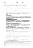 Vorschau - Arbeitsblätter - AB mit Fragen zum Thema "Jupiter" + Lösungsblatt - Seite 1